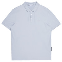 JACK&JONES 杰克琼斯 夏季刺绣冰丝翻领男士POLO衫