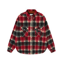 JOYRICH 美式复古格纹刺绣加厚棉服 R43NK0X019