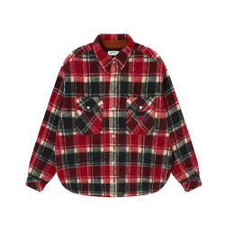 JOYRICH 美式复古格纹刺绣加厚棉服 R43NK0X019