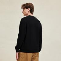 杰克琼斯冬季潮流法斗犬卫衣纯棉男圆领上衣刺绣贴布男装 E15 阿拉贡 165/88A/XS