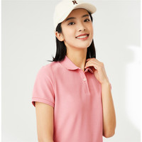 佐丹奴Polo女装针织珠地布修身短袖POLO 91311399 40 淡水绿