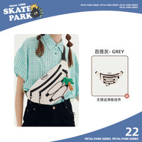 VANWALK 滑板系列 美式复古斜挎包运动风女胸包腰包情侣通勤包ins