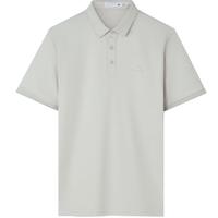 HLA/海澜之家 男士短袖Polo衫 L 175/92A(L)137~150斤 浅灰(净色)(K8)
