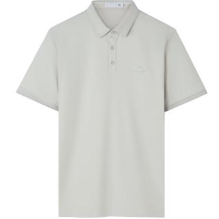  HLA/海澜之家 男士短袖Polo衫  L 175/92A(L)137~150斤 浅灰（净色）(K8)