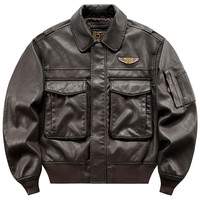 VIP飞行潮牌 VIP 飞行潮牌 男士复古翻领飞行员夹克 VP12351