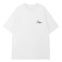 美特斯邦威短袖T恤男女同款2025夏季新款纯棉宽松情侣体恤