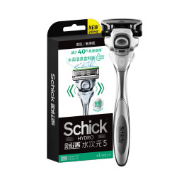 Schick 舒适 水次元5智能调压手动剃须刀 痘肌/敏感肌型 1刀架+ 1刀头