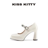 88VIP：Kiss Kitty 甜美风青年玛丽珍鞋 SY653006-23A0Q