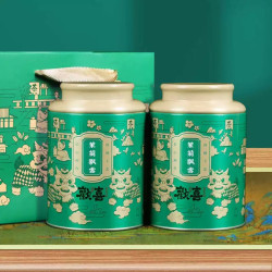 冠君轩 品茶叶自饮正宗安溪铁观音茶特级正品自己喝2025新茶碧螺春茉莉飘雪 200g欢喜茉莉飘雪