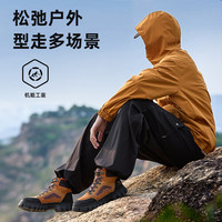 骆驼(CAMEL)马丁靴【探界】2025秋冬增高厚底高帮鞋户外登山徒步工装靴男 G14W469639 罗兰灰 40