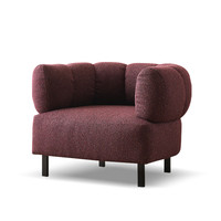 ARIS 爱依瑞斯 萨尔单椅 98x88cm 玫瑰紫