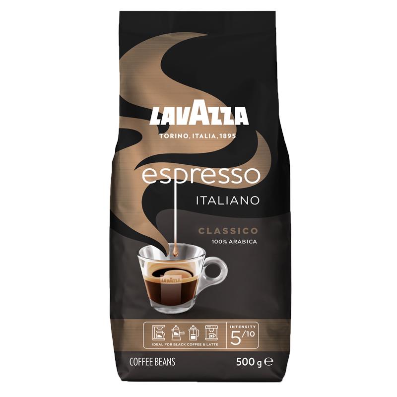 拉瓦萨（LAVAZZA）意大利espresso意式浓缩DNA系列醇香咖啡豆中深烘250g 意式浓缩豆500g