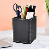 利蓝 LEADLAND A220 方形笔筒 黑色