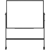 BB120*90cm白板支架式写字板可升降移动翻转稳固书写办公教学培训会议儿童画板单面黑板V-A90120 【单面移动】120*90cm 稳固书写