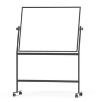 BB双面磁性白板写字板支架式 可移动可投影翻转 会议办公培训家用教学儿童黑板K120150 【投影白板】书写投影150*120cm