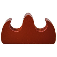 芬尚 hyt-wf-055 文房用品之笔搁 学生书画练习用山形实木毛笔托