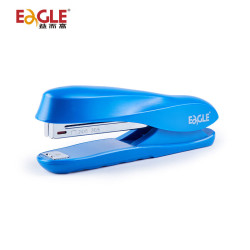 益而高 Eagle 订书机订书器 半针塑胶钉书机 可订18张 灰色 s7102 2个装