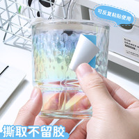 海之欧大号防水易撕不留痕标签贴纸手写自粘白色便签便利贴不干胶标签厨房家用口取纸冰箱食物日期标识贴 【4*6cm】4色共400贴 送速干笔