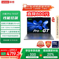 联想 Lenovo 小新 Pro 14 GT AI元启 轻薄本 灰色（Core Ultra 5 225 H、核芯显卡、32GB、1TB SSD）