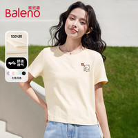 Baleno/班尼路 纯棉 女士短袖T恤