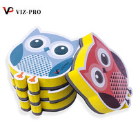 VIZ-PRO 威瀑) 卡通磁性白板擦套装 创意可爱表情动物磁吸黑板擦刷白板笔可擦白班擦 4个装/猫头鹰