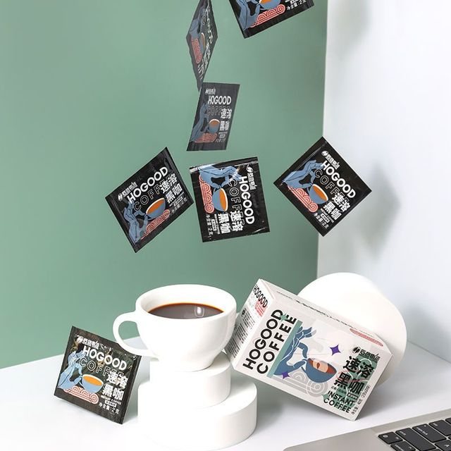 后谷咖啡 云南小粒咖啡 速溶黑咖啡 20袋/盒