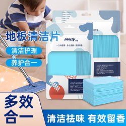 佳曼 JIAMAN 多效地板清洁片 家用清香型地板清洁剂 2袋60片装