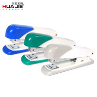 华杰文具 HUAJIE 华杰厂家批发金属12号中型订书机标准24/6装订机可订20张办公用品 颜色随机