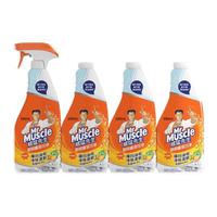 Mr Muscle 威猛先生 厨房清洁剂 455g+455g*3瓶 清新柑橘