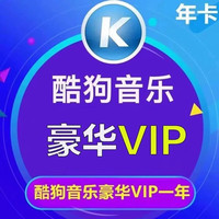 酷狗音乐 豪华VIP会员年卡12个月