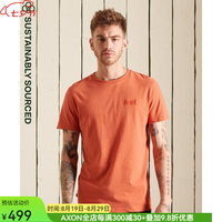 极度干燥 男士短袖T恤 舒适透气时尚前卫小众新款百搭休闲新款运动 Orange L