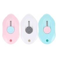 晨光(M&G)【国货之光】便携式迷你随身美工刀 拆快递小刀 考研美术裁纸刀 1把装颜色ASS91361 【颜值款】莫兰迪色迷你快递刀