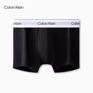 Calvin Klein NB4391 棉质透气 太空黑/条纹黑 S 男士内裤2条装