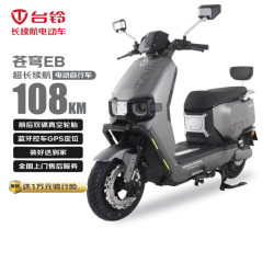台铃 电动车108km超能S·苍穹EB续航增程套装电动自行车新国标可上牌电瓶车成人代步锆石灰