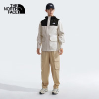 今日必买：THE NORTH FACE 冲锋衣男硬壳防水透湿户外宽松可挂内胆秋季|8AUK ROU/米白色