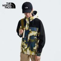 THE NORTH FACE 冲锋衣男防水透湿户外休闲防风拼色连帽外套24秋季|83UQ 5WO/绿色 S/165