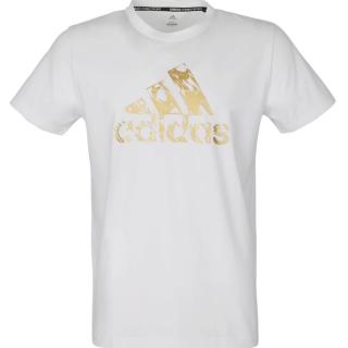 adidas 夏季短袖t恤男式宽松透气时尚大LOGO女式运动T恤
