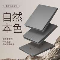 国际电工超薄肤感简约大板开关插座面板家用暗装86型墙壁双开双控开关 一开单控