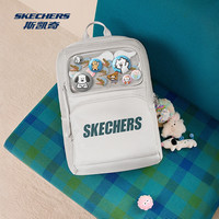 斯凯奇 2025秋季男女同款大容量痛包双肩包舒适减负防沾水经典包型 宝石绿/清绿/05E6