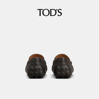 托德斯TOD'S 2025早秋男士休闲皮革豆豆鞋 咖啡色 39.5