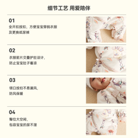 DOMIAMIA新生儿衣服婴儿连体衣春秋款贴身睡衣爬服宝宝满月百天周岁衣服 圣卡梅奥【梦棉20-25℃】 59cm 【身高55-62cm】 圣卡梅奥【全棉20-25℃】