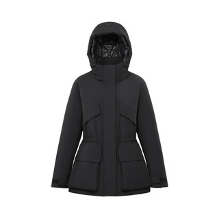 波司登【清仓】秋冬季女款羽绒服时尚休闲连帽短裤冬季保暖外套 黑色8056 M 165/88A