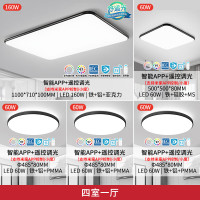 国家补贴：雷士 NVC led全光谱护眼吸顶灯1.1米大尺寸客厅套餐 智能四室一厅