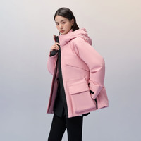 波司登【清仓】秋冬季女款羽绒服时尚休闲连帽短裤冬季保暖外套 深桃泥粉1808 XS 155/80A