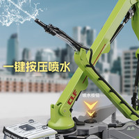 卡威（KIV）儿童玩具车大号可喷合金消防车水泥混凝土泵车汽车模型男孩工程车 大合金混凝土泵车-绿色