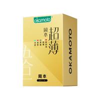 冈本 避孕套 超薄鎏金礼盒22片 裸感超润滑 男女用 套套 成人情趣 计生用品 okamoto