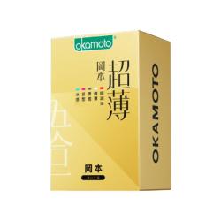 冈本 安全套超薄鎏金礼盒 22片（超薄四合一14片+纯薄3片+激薄5片）