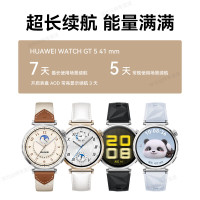 华为 HUAWEI WATCH GT5 智能手表 41mm 湖光青 氟橡胶表带
