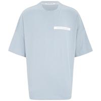 Calvin Klein J400212 切割图案印花 男士短袖T恤