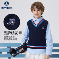 navigare 意大利小帆船 儿童毛衣针织衫背心马甲